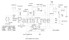 Toro 71208 (13-38 XL) - Toro Lawn Tractor (SN: 089000001 - 089999999) (1998) Electrical Schematic