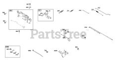 Briggs & Stratton 356447-0421-B5 - Briggs & Stratton Horizontal Engine Controls Group