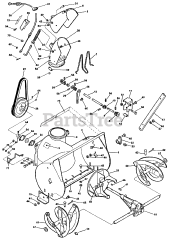 Lawn-Boy 55384 A (ST 1032) - Lawn-Boy 32" Snow Thrower (SN: J00000001 - J99999999) (1990) Collector And Discharge Parts List 3