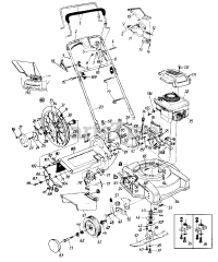 Huskee 124-528Q131 - Huskee Walk-Behind Mower (1994) (Tractor Supply)