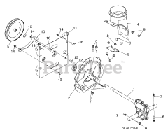 Poulan Pro PR 271 (961920073-01) - Poulan Pro Snow Thrower (2014-05) AUGER HOUSING IMPELLER