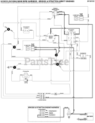 Ferris IS 2100Z (5901585) - Ferris IS2100Z Series 52" Zero-Turn Mower, 26hp Briggs & Stratton, CARB Electrical Schematic - Cranking Circuit - B&amp;S 49R977 S/N: 2017954955 &amp; Below