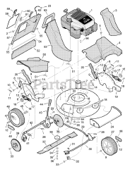 Murray 22855x6A - Murray Ultra 22" Walk-Behind Mower (1996)