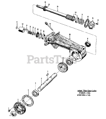 Troy-Bilt 12069 - Troy-Bilt Horse Rear-Tine Tiller (SN: 120690100101 & Above) TILLER ATTACHMENT TRANSMISSION ASSEMBLIES