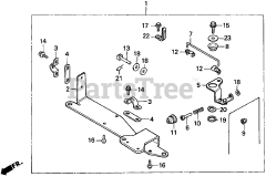Honda BF5 AH LA (BADL) - Honda Outboard Engine, Made in Japan (SN: BADL-1000001 - BADL-1099999) REMOTE CONTROL KIT