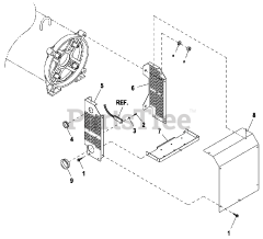 Generac QT10068GNAC - Generac 100kW Home Standby Generator (SN: 6235558 - 3000312076) (2016) EV Exciter Shielding (0J0659)