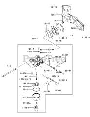 Cub Cadet RZT-50 (17WI2ACP056) - Cub Cadet 50" RZT Zero-Turn Mower, Kawasaki (2010) Kawasaki FR651V-AS05 Carburetor