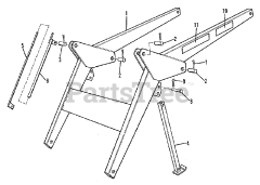 Simplicity 2096100 - Simplicity Model 430 Loader Frames - Boom Group (3482I37)