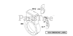 Briggs & Stratton 134202-1119-E1 - Briggs & Stratton Horizontal Engine