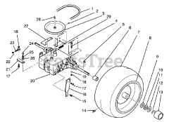 Toro 72040 (244-5) - Toro Yard Tractor (SN: 039000001 - 039999999) (1993)