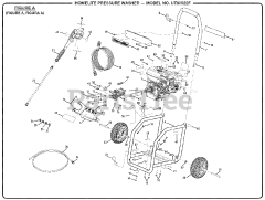 Homelite UT-80522 F - Homelite Pressure Washer