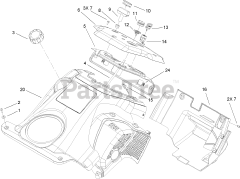Toro 38535 (CCR 2450) - Toro 24" GTS Snow Thrower (SN: 270000001 - 270999999) (2007)