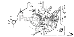 Honda GX240 U1 WKT4 (GCAKK) - Honda Engine, Made in Japan (SN: GCAKK-1000001 - GCAKK-9999999) CYLINDER BARREL