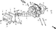 Honda GX160 K1 QX (GC02) - Honda Engine, Made in Japan (SN: GC02-2000001 - GC02-8669999) CYLINDER HEAD