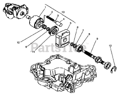 Toro 72042 (264-6) - Toro Yard Tractor (SN: 069000001 - 069999999) (1996) Motor Shaft