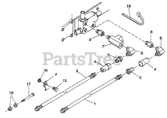 Cub Cadet 407 (590-407-100) - Cub Cadet Backhoe Hydraulic Plumbing To Tractor