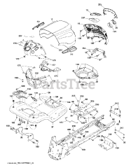 Poulan Pro PP LGT 2248 (960480093-00) - Poulan Pro Lawn Tractor (2015-09)