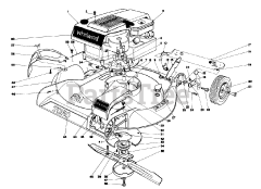 Toro 16073 - Toro Whirlwind Walk-Behind Mower (SN: 005000001 - 005999999) (1975)