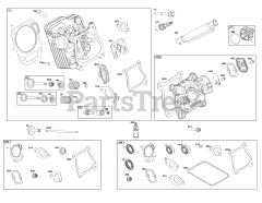 Briggs & Stratton 12V332-0125-F1 - Briggs & Stratton Horizontal Engine Cylinder Head Group