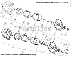 Cub Cadet 2135 (13A-214F100) - Cub Cadet Garden Tractor (SN: 326006 & Above) Air Intake And Filtration