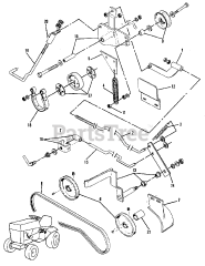 AGCO 312 (1600046) - AGCO Lawn Tractor, 12hp Clutch &amp; Brake Group - Hydrostatic Transmission (1505I24)