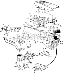 White Outdoor LT-12 (131-656F190) - White Outdoor 38" Lawn Tractor (1991)