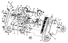 Statesman 21A-424B016 - Statesman Tiller (2000) (Southern States) Gear Case Assembly