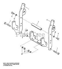Simplicity 7018 H (1690366) - Simplicity Garden Tractor, 18hp Draw Bar Group (7012, 7016 &amp; 7018)