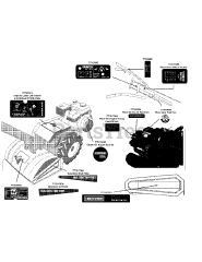 Craftsman 247.23000 (21AB47M6099) - Craftsman Tiller (2012) (Sears)