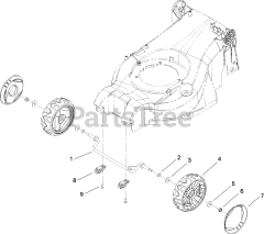 Toro 21027 - Toro 43cm Emotion Walk-Behind Mower (SN: 290003001 - 290999999) (2009) Front Wheel Assembly
