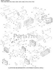 Kohler CH740-3006 - Kohler Command PRO Engine, Basic Version, 25hp, 725cc 11 Exhaust