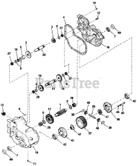 Simplicity 1691395 - Simplicity SunStar 48" Garden Tractor, 18hp Peerless Transaxle Model 2600-002
