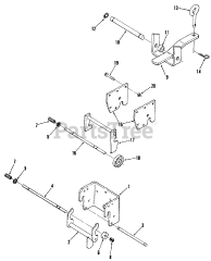 Toro 01-08K803 (C-85) - Toro Garden Tractor (1982) Hitches