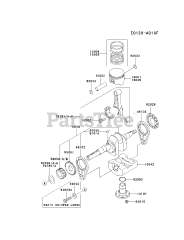Kawasaki FE250D-CS05 - Kawasaki Engine PISTON/CRANKSHAFT
