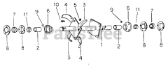 Cub Cadet Accessory - Cub Cadet 48" Rotary Tiller Attachment Tines Part 1