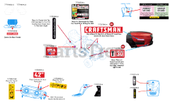 Craftsman CMXGRAM1130038 (13AL78XS093) - Craftsman T130 Lawn Tractor