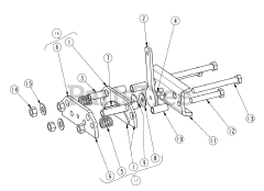 Ariens 996148 - Ariens Contractor 4WD Utility Vehicle, Subaru EH65 (SN: 020000 & Above) Parking Brake Caliper