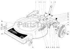 Toro 18017 - Toro Walk-Behind Mower (SN: 009000001 - 009999999) (1979)
