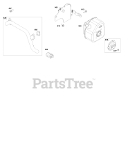 Briggs & Stratton 356447-0628-B5 - Briggs & Stratton Horizontal Engine Exhaust Group