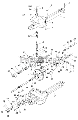 MTD 137-322-000 - MTD Lawn Tractor (1987) Single Speed Transaxle Left Hand
