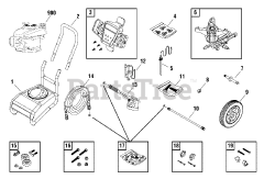 Craftsman 950.672151 (020533-03) - Craftsman 2,600 PSI Pressure Washer Main Unit (80013155)