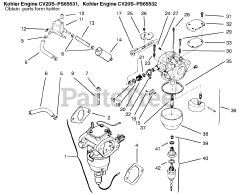 Toro 72115 (270-H) - Toro Lawn & Garden Tractor (SN: 099000001 - 099999999) (1999) Fuel System 2
