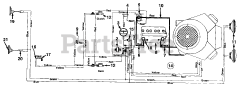 White Outdoor GT-2055 (146-992-190) - White Outdoor Garden Tractor (1996)