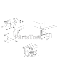 Cub Cadet 239 (39A-239-100) - Cub Cadet Turn Signal & Brake Lights att Turn Signal-Brake Lights