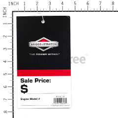 Snapper MS10142 Gen Dealer Hang Tag - image 2