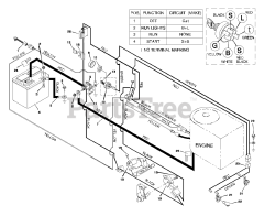 Murray 46379A - Murray 46" Garden Tractor (1997) Electrical System