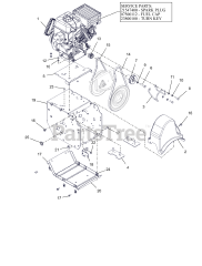 Ariens 920030 - Ariens Classic 24+ 24" Snow Blower, Ariens AX 223cc engine (SN: 320000 - 349999)