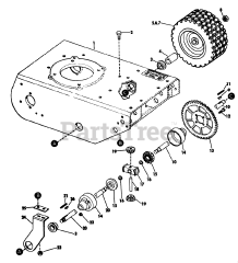 Lawn-Boy 3001 - Lawn-Boy Walk-Behind Mower (SN: 700000001 - 799999999) (1967) Model 9300 Riding Mower Transmission Group
