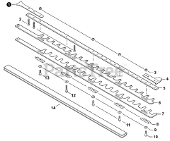 Echo HC-235 - Echo Hedge Trimmer (SN: T46214001001 - T46214999999)