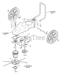 Troy-Bilt 52057 - Troy-Bilt Walk-Behind Trimmer Lower Steering Assembly